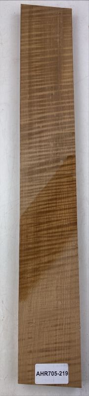 Neck Sycamore / European Maple, curly, "Caramel" - Unique Piece #219